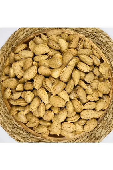 MAS DEPO Kabuklu Çıtır Çiğ Badem 1 Kg (2023 Yeni Hasat Sezonu)