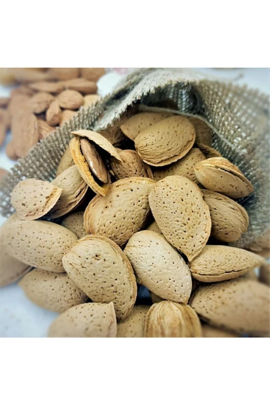 MAS DEPO Kabuklu Çıtır Çiğ Badem 1 Kg (2023 Yeni Hasat Sezonu) - 2