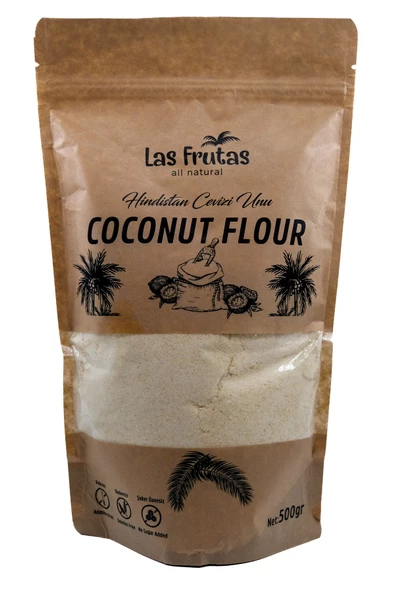 Las Frutas 2 ADET HİNDİSTAN CEVİZİ UNU 500gr - GLUTENSİZ UN - 3
