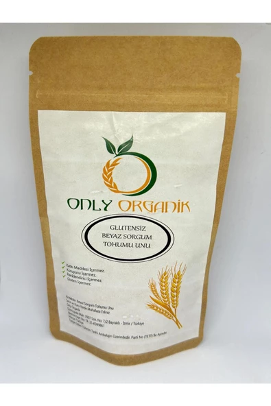 Only Organik Glutensiz Beyaz Sorgum Tohumu Unu 750 Gr - 2
