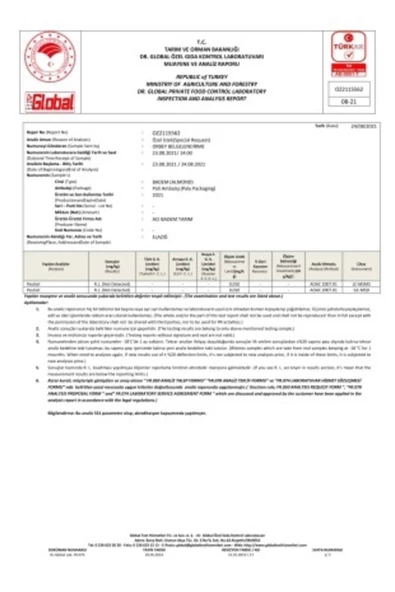 AB Organik Kabuklu Badem 1,5 Kg - Organik Sertifikalı - 4