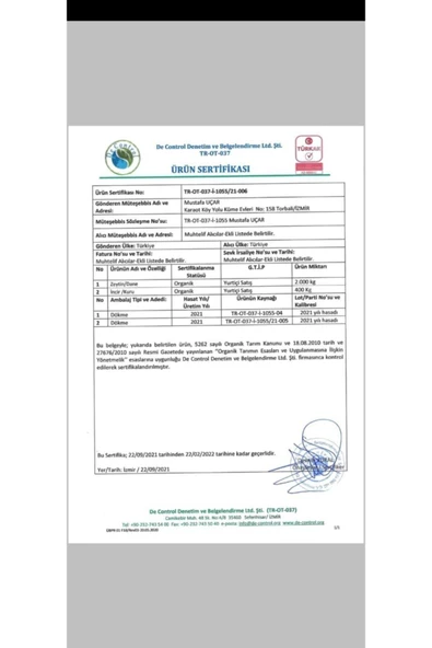 KARAOT Kuru Incir Üreticiden Organik Sertifikalı 1kg - Resim 5