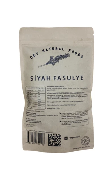 Cey Natural Foods Siyah Fasulye 500 gr - 2