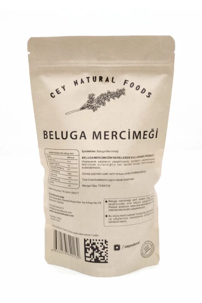 Cey Natural Foods Beluga Mercimeği 500 gr - 2
