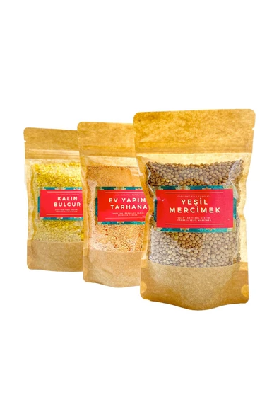 GURUYEMİŞ BOX Öğün Paketi Bulgur Tarhana Ve Yeşil Mercimek - Resim 2