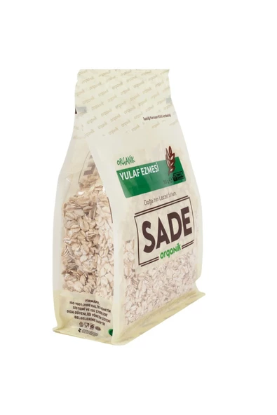 Sade Organik Yulaf Ezmesi 500 Gr - 2