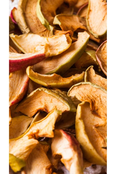 GURUYEMİŞ BOX Taze Lezzetin Özü: Doğal Elma Kurusu Dilimleri - Kurutulmuş ve Tatlı 1500gr - Resim 2