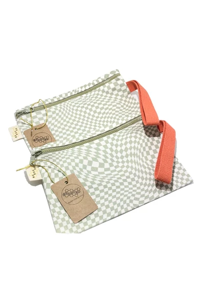 GURUYEMİŞ BOX "beehive" Illusion Mirror Consept Clutch El Çantası Makyaj Ve Mini Plaj Çantası - 2