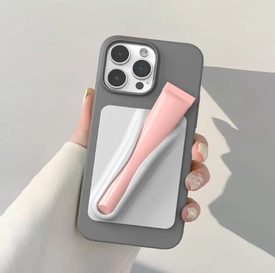 İpeksi Silikon Lipbalm Tutucu Yapışkanlı Telefon Kılıfı Aksesuarı - 4