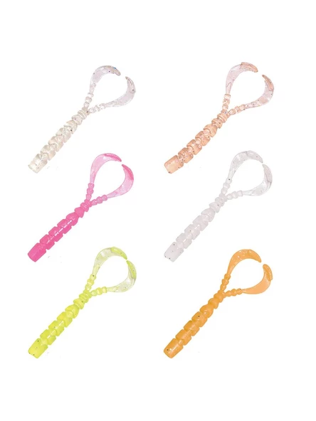 Mustad Aji Worm Chiki-Chiki 4cm Sahte Kurt 12 Adet ürün görseli