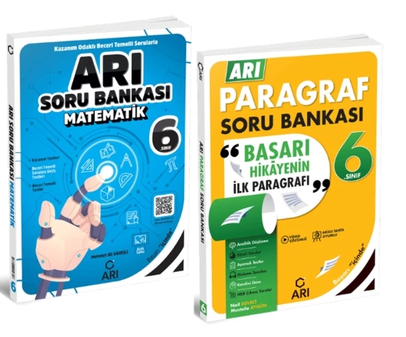 ARI YAYINCILIK 6. SINIF Matematik + Paragraf Soru Bankası