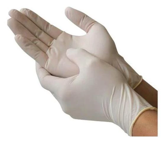 Mumu Muayene Eldiveni Lateks Pudralı Beyaz Orta Boy (M) | 100 Adet - Resim 2