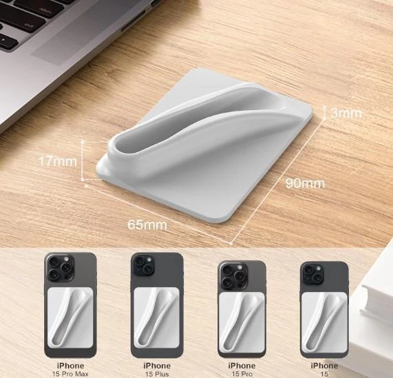 İpeksi Silikon Lipbalm Tutucu Yapışkanlı Telefon Kılıfı Aksesuarı - 2