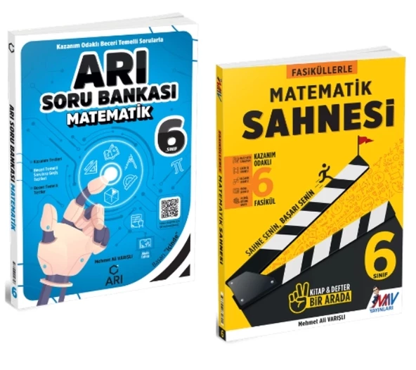 ARI YAYINCILIK 6. Sınıf Matematik Soru Bankası + Matematik Sahnesi