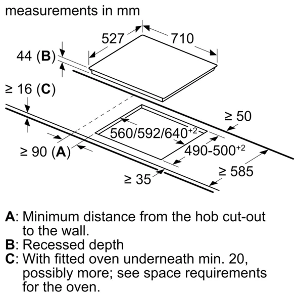 BOSCH PKG775FP2E SIYAH SERAMIK ELEKTRIKLI ANKASTRE OCAK - Resim 6