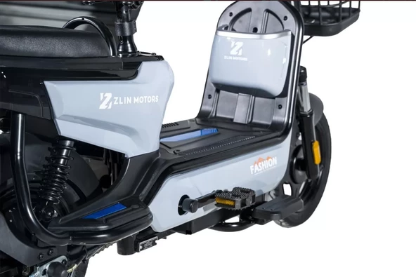 ZLİN Şahin1 / 4 ADET Büyük Akülü Elektrikli Motosiklet Beyaz - 8