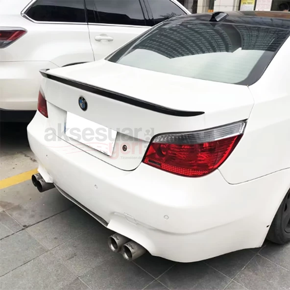 Bmw E60 M5 Tip Spoiler Parlak Siyah Boyalı İthal Ürün Plastik - 2