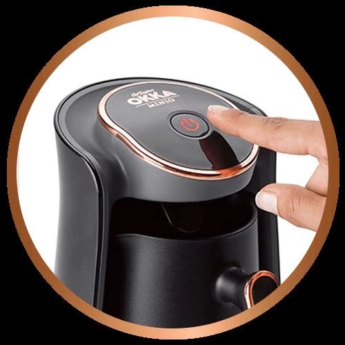 Arzum OK004-K Okka Minio Türk Kahvesi Makinesi Krom 4 Fincan Kapasitel - 4