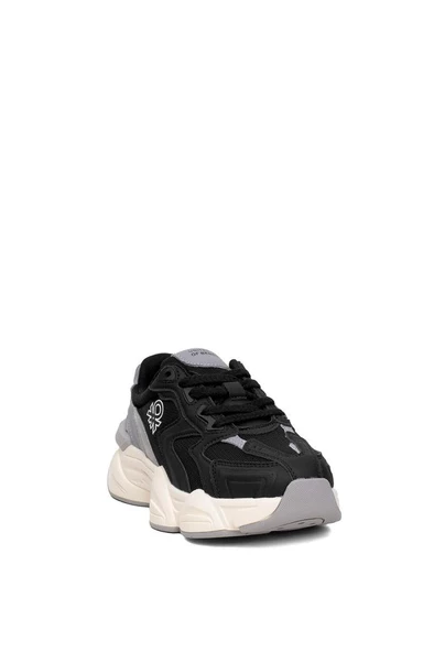 Benetton BNI-11121 Kadın Klasik Sneaker Siyah - 2
