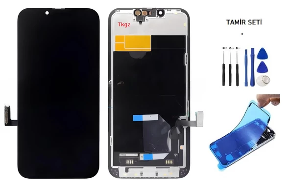 iPhone 13 Lcd Ekran Dokunmatik Orijinal Kalite ( JK MARKA ) + TAMİR SETİ + TOZ BANTI