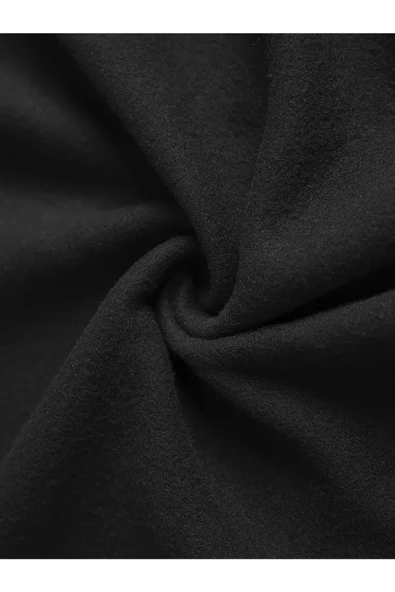 Kadın Fermuarlı Oversize Kapşonlu Crop Hırka - 10
