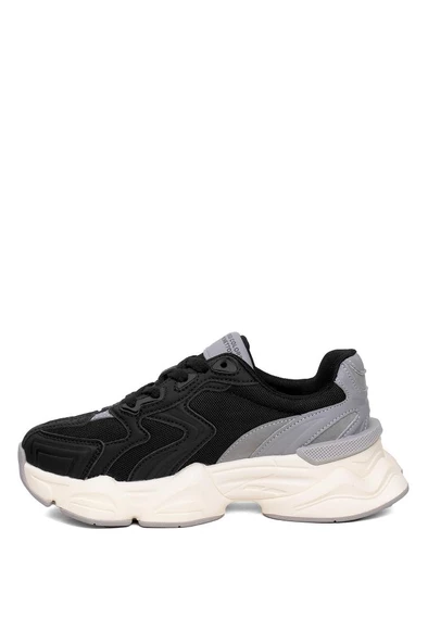 Benetton BNI-11121 Kadın Klasik Sneaker Siyah - 3