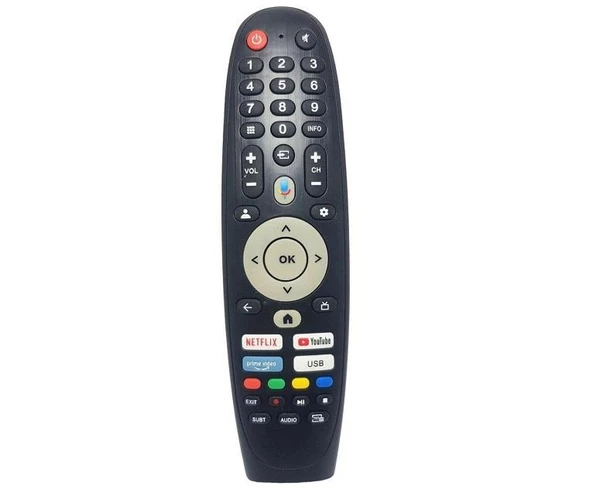 Skytech Model No 43ST1303 İle Uyumlu Googlee Tv Kumandası-Mikrofonsuz