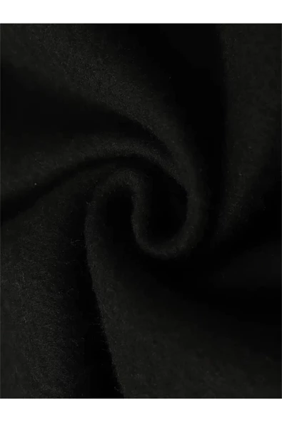 Erkek Dikey Baskılı Desenli Oversize Kapşonlu Sweatshirt - Resim 4