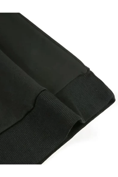 Erkek Paris Baskılı Yarım Fermuarlı Oversize Sweatshirt - 11