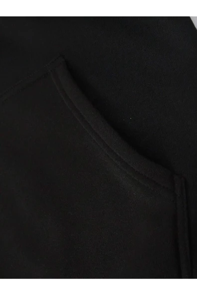 Erkek Boston Baskılı Oversize Kapşonlu Sweatshirt - 7
