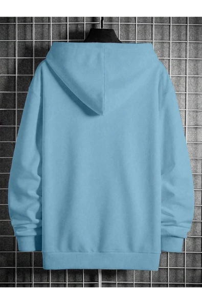 Erkek Originals Baskılı Oversize Kapşonlu Sweatshirt - 6