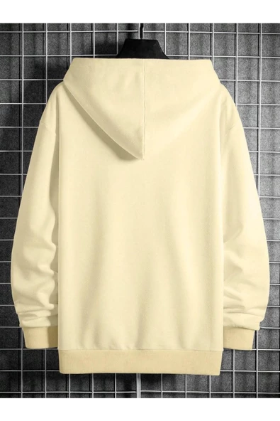 Erkek Originals Baskılı Oversize Kapşonlu Sweatshirt - 8
