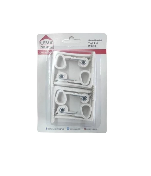 Leva Masa Mandalı Yaylı 4'Lü - Resim 3