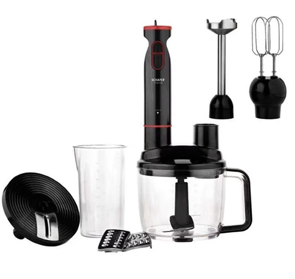 Schafer Chef Blend Mega Blender Set Siyah