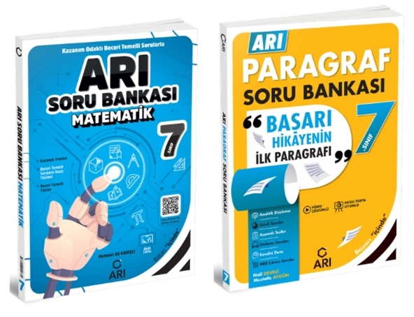 ARI YAYINCILIK 7. SINIF Matematik + Paragraf Soru Bankası