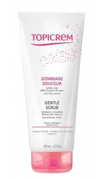 Topicrem Gentle Scrub 200ml | Yüz ve Vücut Temizleyici Peeling