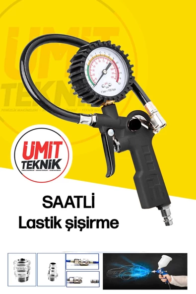 Profesyonel Üstten Depolu Profesyonel 600 cc Boya Sprey Tabancası 1.8mm Lastik Şişirme Takım - Resim 4