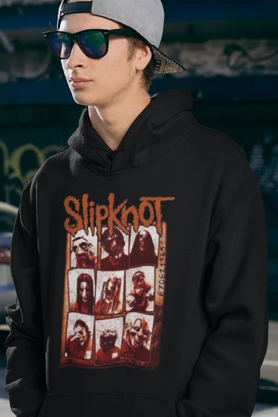 Slipknot Baskılı Unisex Oversize Müzik Grubu Hoodie