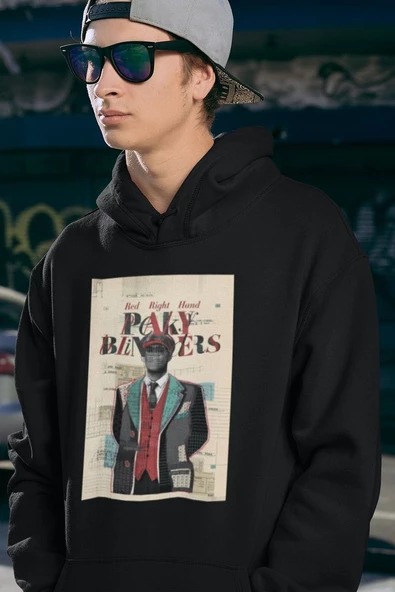 Red Right Hand Peaky Blinders Baskılı Unisex Oversize Hoodie