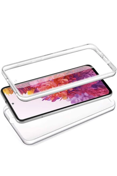 TechnoGuru Samsung Galaxy Note 10 Lite Kılıf Şeffaf 360 Derece Koruma Enjoy Kapak