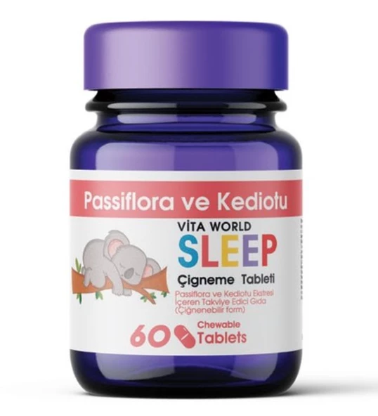 Vita World Passiflora Sleep 60 Çiğneme Tablet