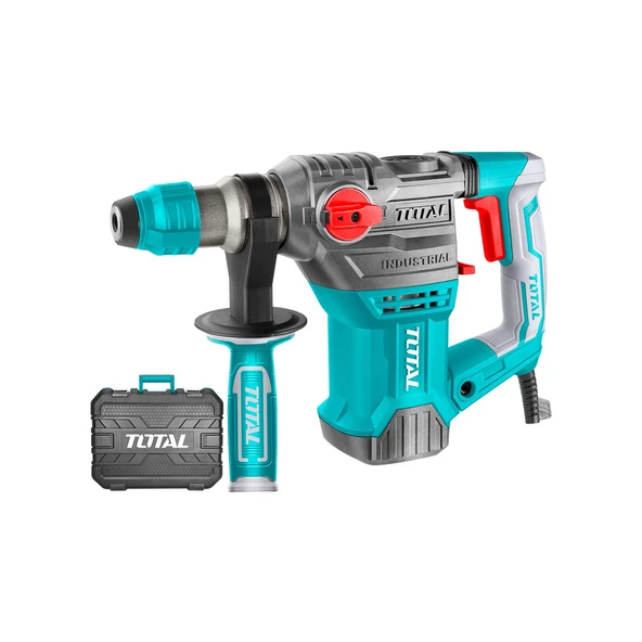 Total Kırıcı Delici 4 Kg Darbeli Matkap 1500 W Metal Beton Ahşap Elektropnömatik Delme Hilti - 4