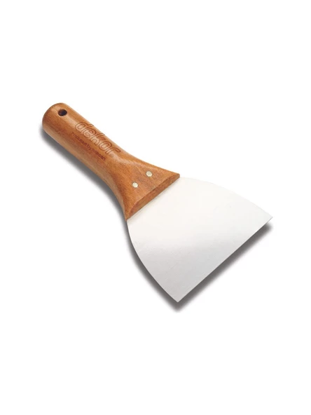 Dekor 003 Macun Ispatula Ahşap Sap Yay Çeliği 9cm