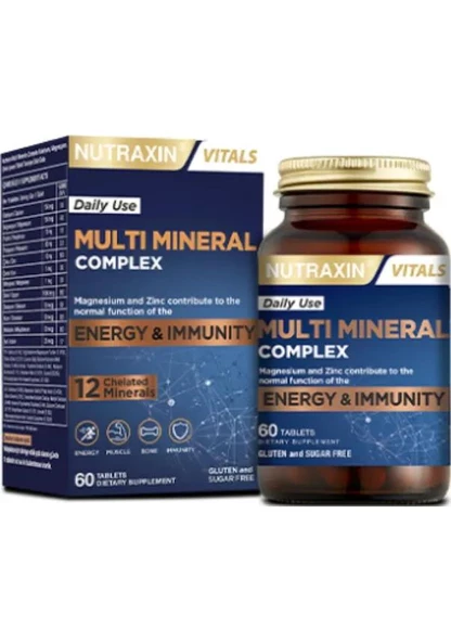 Nutraxin Multi Mineral Complex 60 Tablet 8680512634584