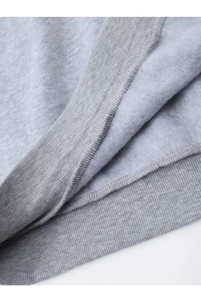 Unisex Paris Baskılı Kapşonlu Oversize Sweatshirt - 3