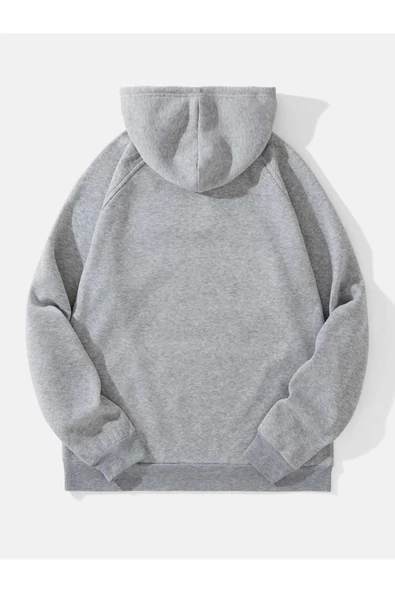 Unisex Atalanta Baskılı Oversize Kapşonlu Sweatshirt - 3