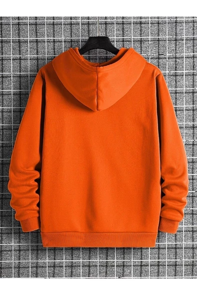 Unisex Los Angeles Baskılı Oversize Kapşonlu Sweatshirt - Resim 9