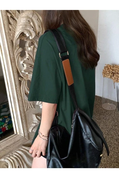 Kadın Thousand Baskılı Oversize T-shirt - 8
