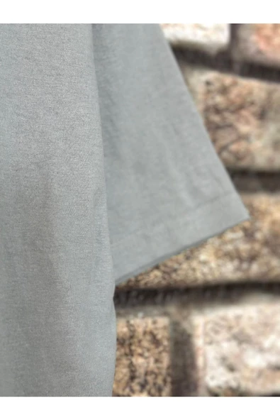 Erkek Yılan Baskılı Oversize Bisiklet Yaka T-Shirt - 9