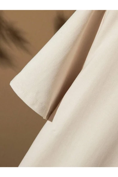 Erkek 3'lü Sırt Baskılı Oversize T-shirt - 11